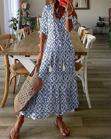 Dianna - Boho-Kleid mit figurbetonendem Schnitt