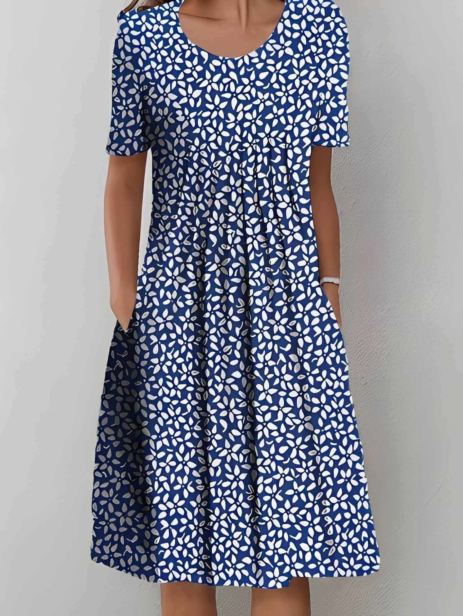 Jodie - Elegantes bedrucktes Kleid für Frauen