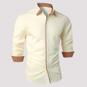 Samuel - Elegante Langarm-Überhemd für Männer