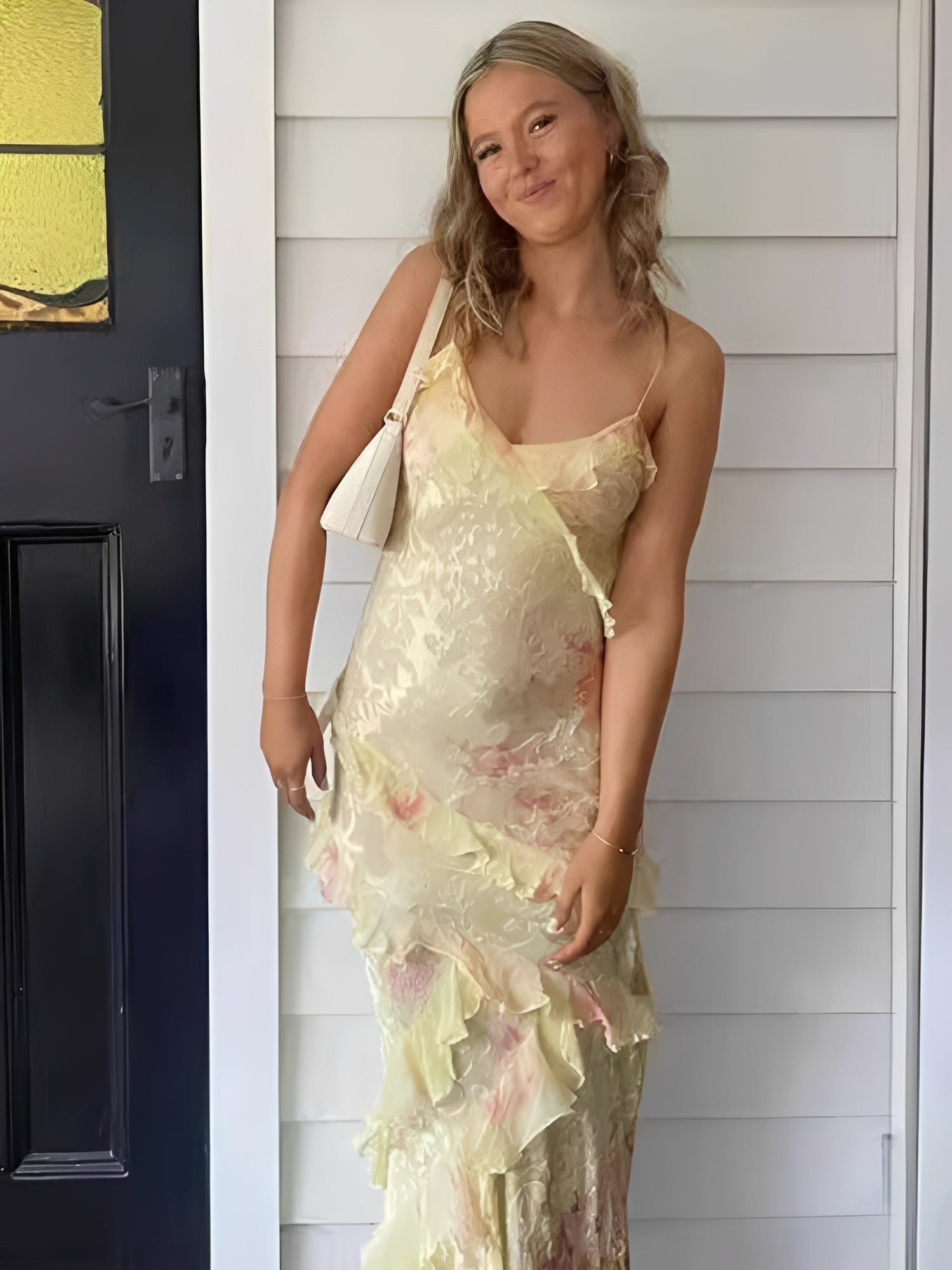 Angela - Elegantes Damen-Maxikleid mit offenem Rücken