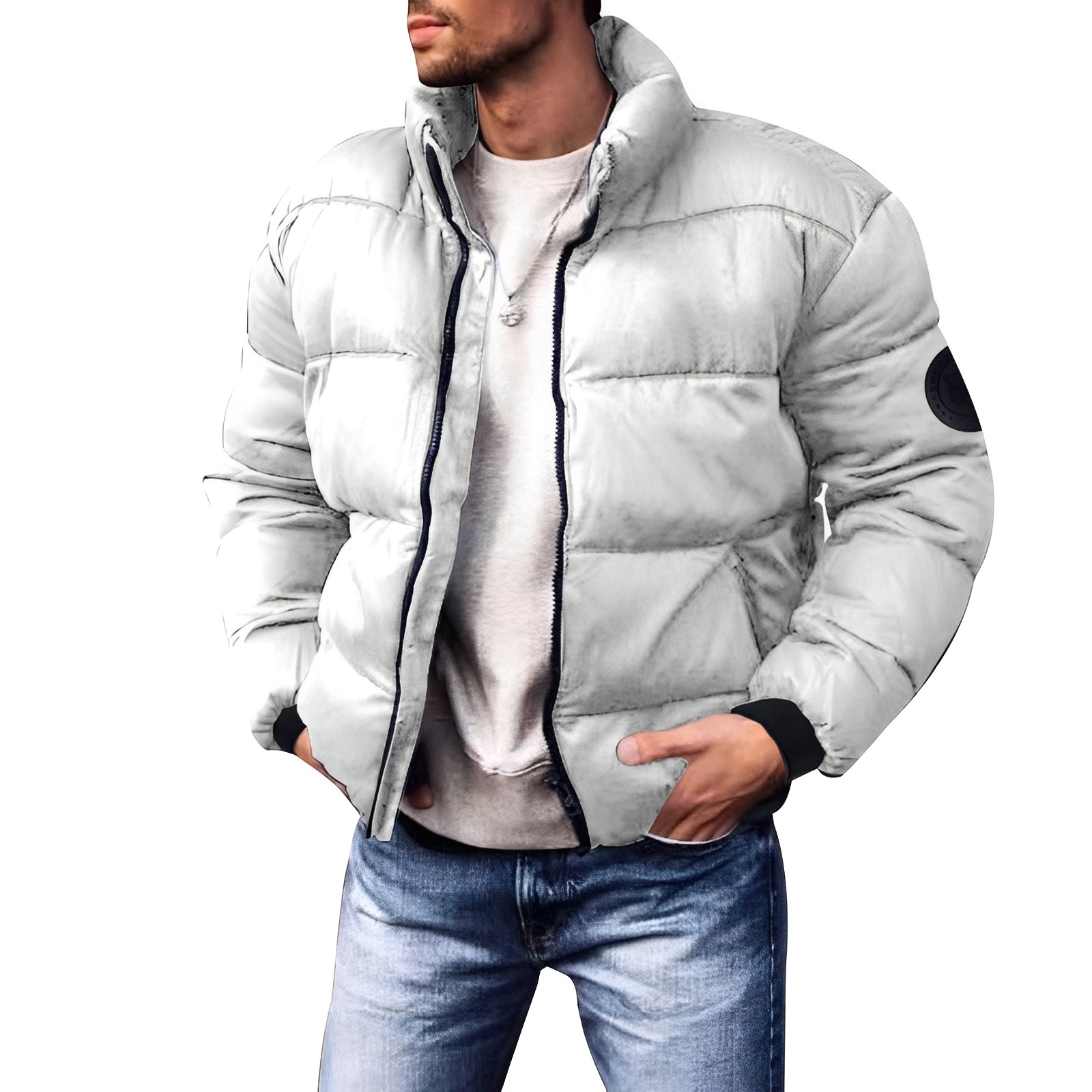 Richard - Leichte, gefütterte Herren-Steppjacke