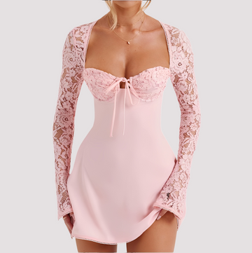 Erica - Elegantes Damen-Minikleid mit offenem Rücken