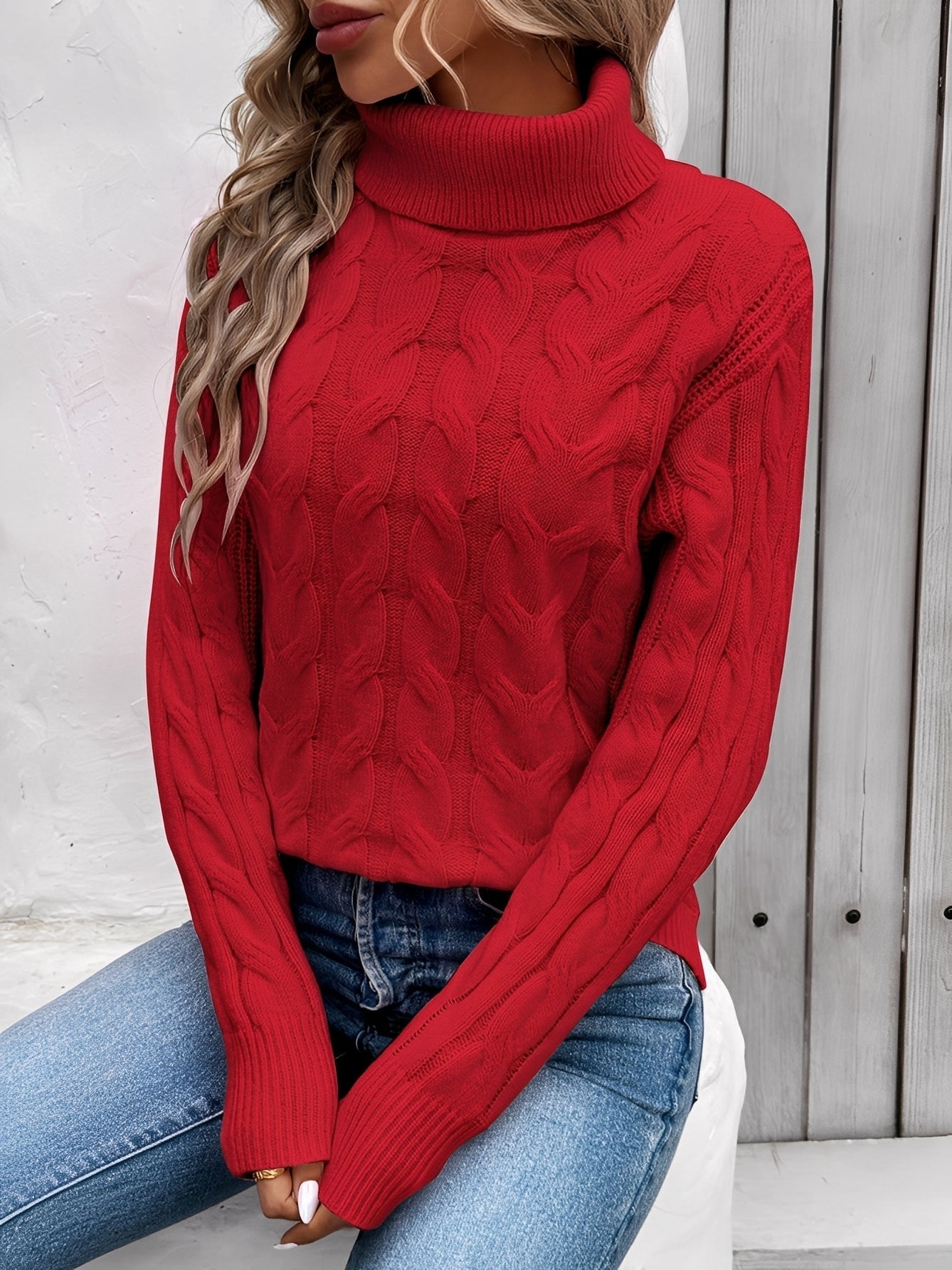 Vanessa - Schicker Damen-Rollkragenpullover
