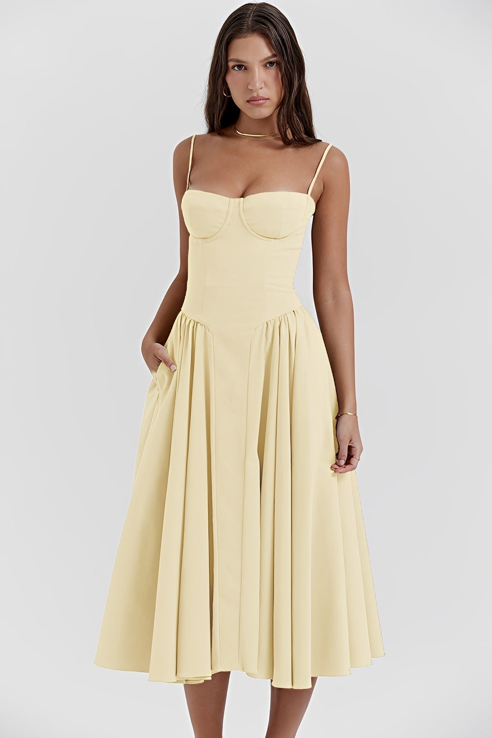 Bonnie - Legeres, rückenfreies Sling-Kleid für Damen