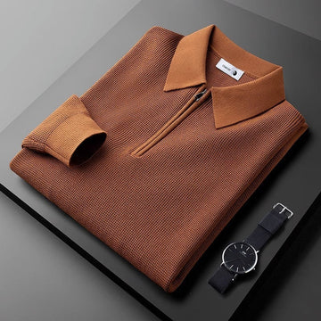 Stevie - Modischer Herrenpullover mit Waffelmuster