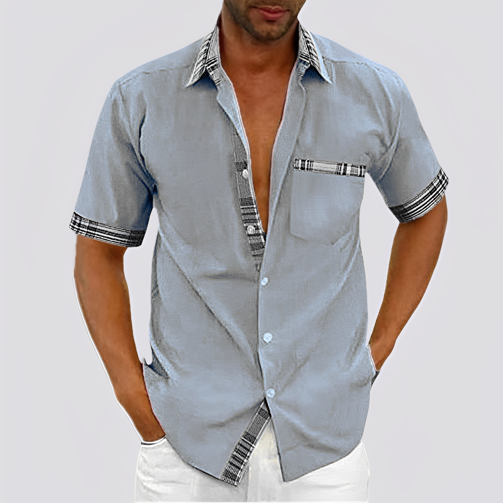 Matt - Elegantes Herren-Kurzarmhemd