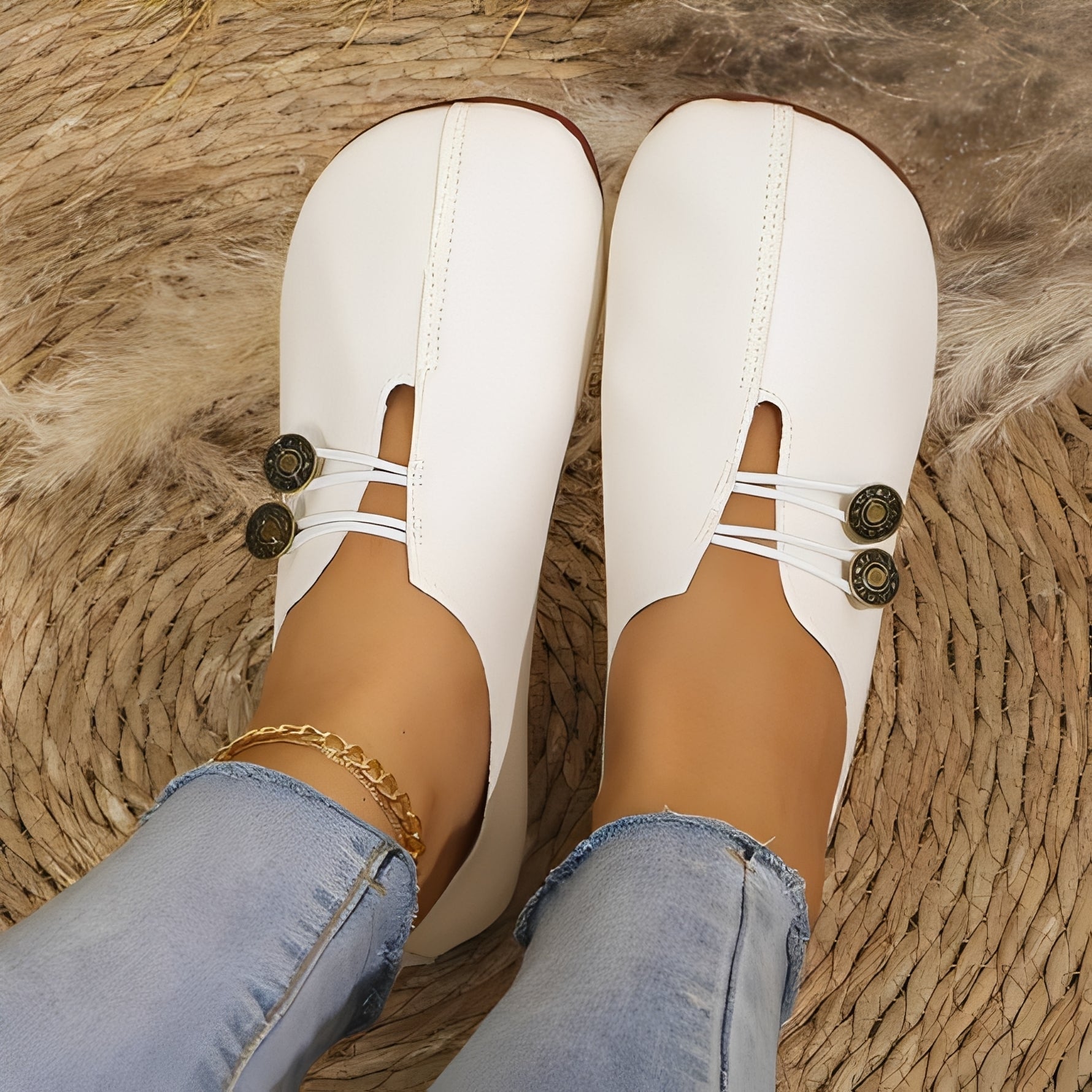Monica - Elegante, bequeme flache Schuhe für Damen