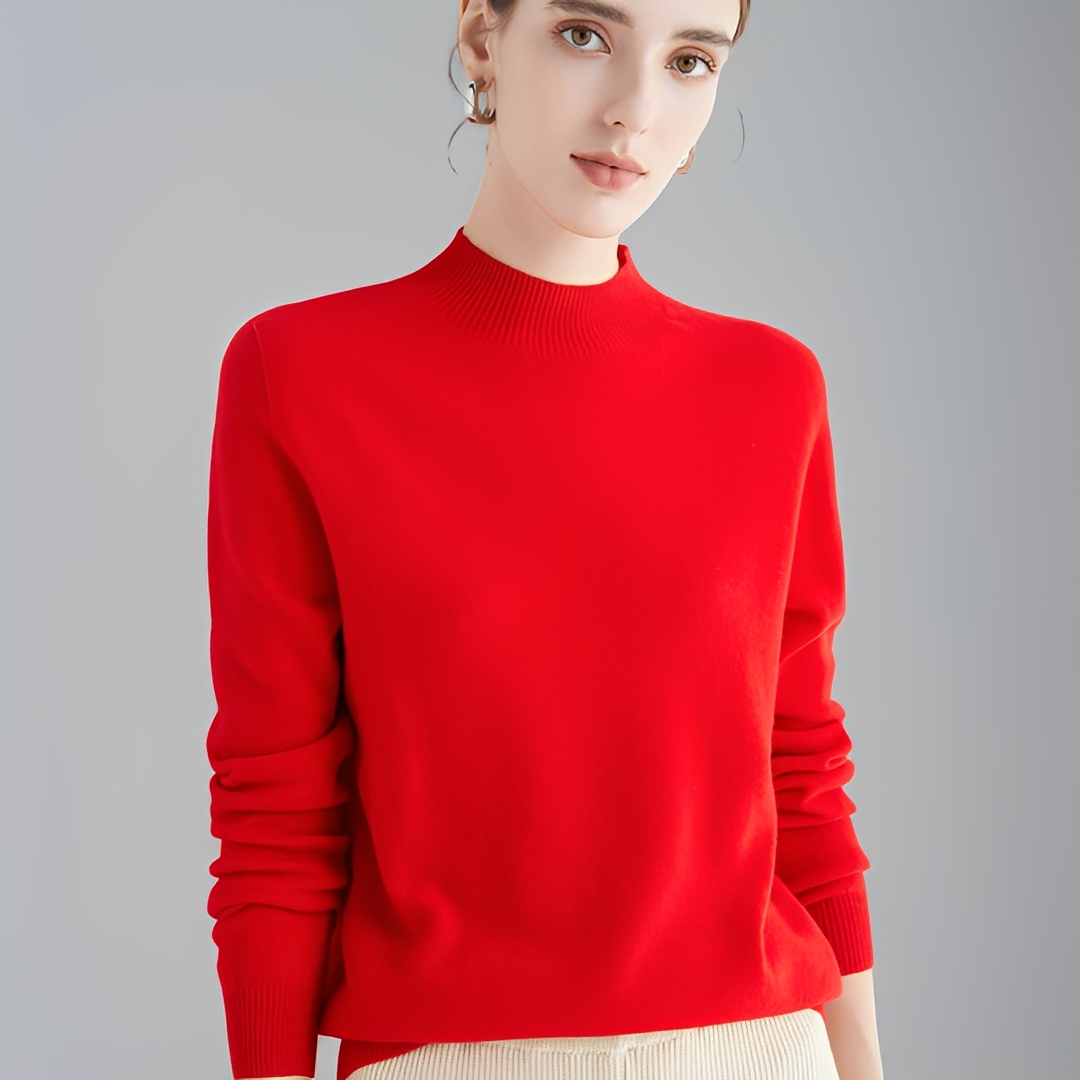 Chrystellene – Komfortabler Damen-Rollkragenpullover