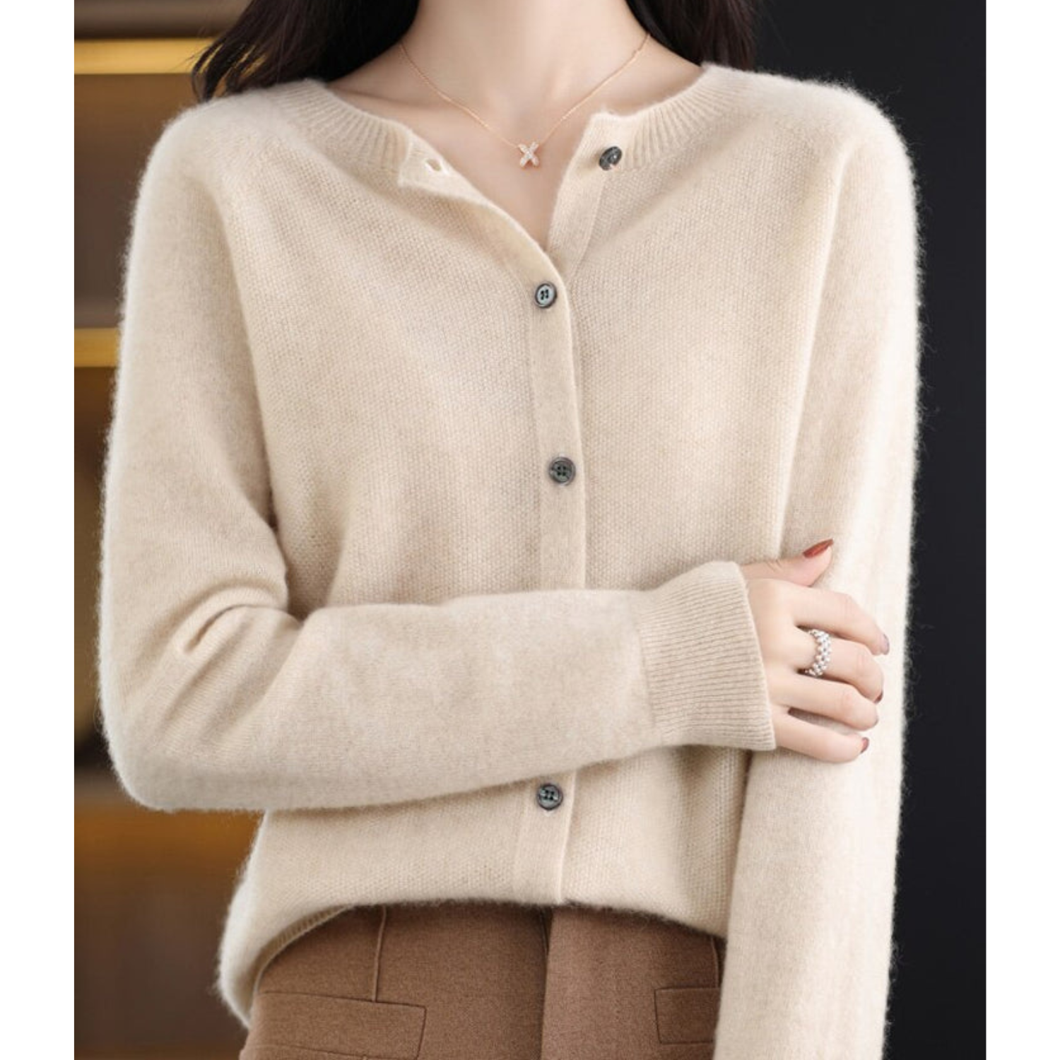 Aubry – Kuschelige, weiche Strickjacke