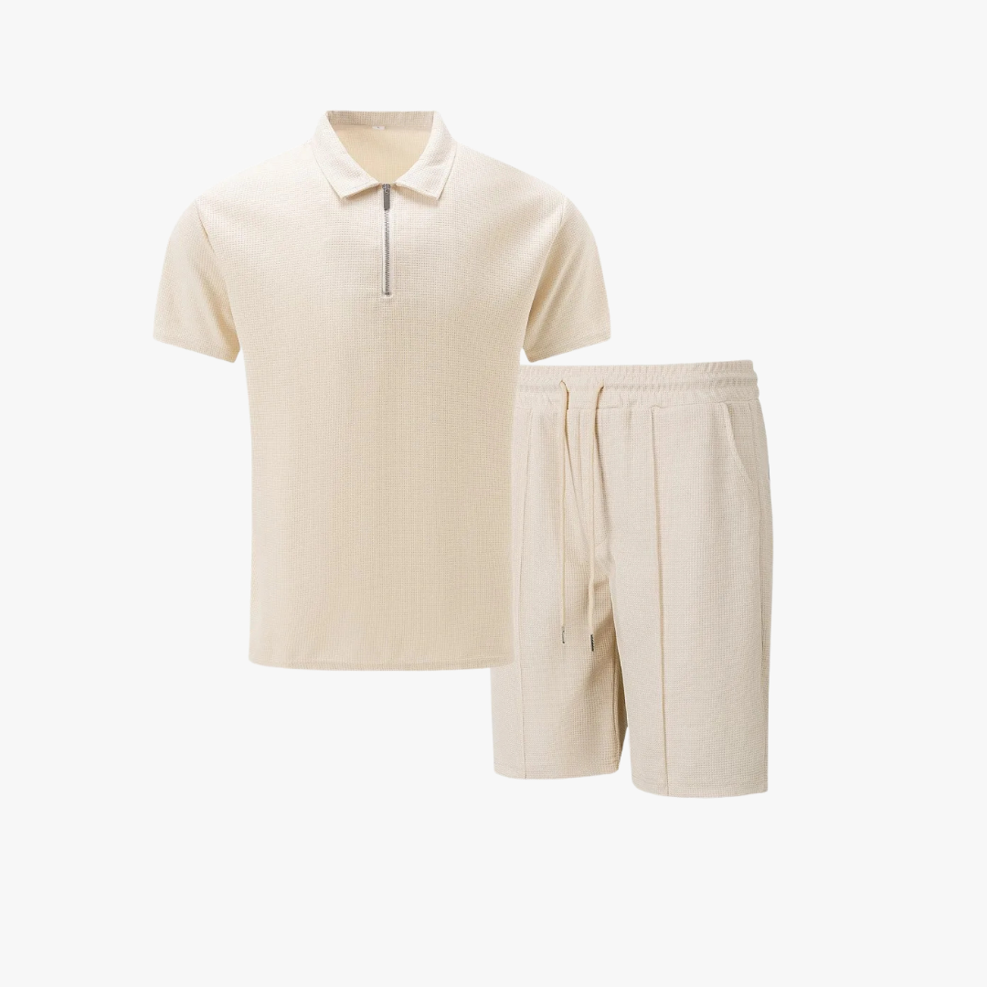 Zephyr - Herren Baumwolle Ko-ord Set im lockeren Stil