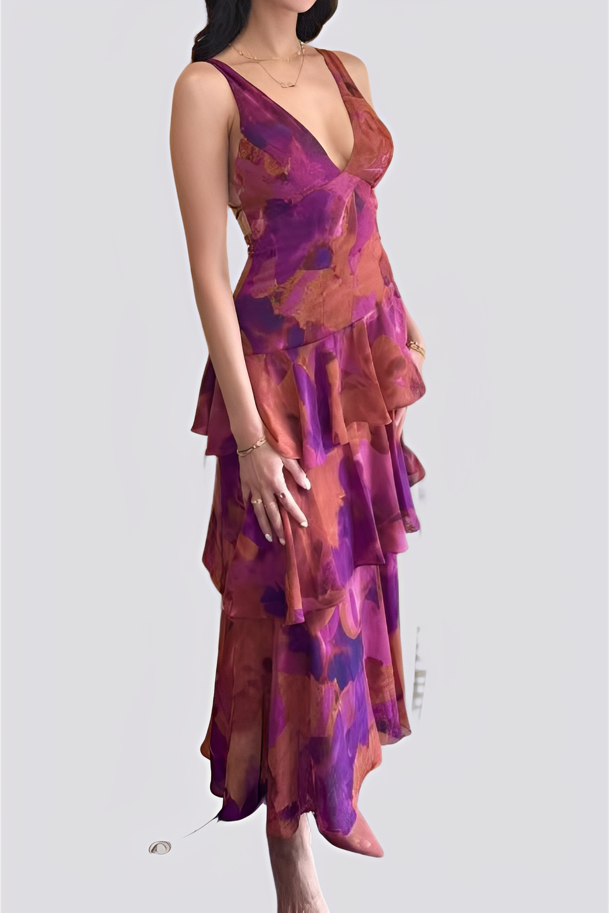 Tiffany - Elegantes Maxikleid mit Neckholder für Damen