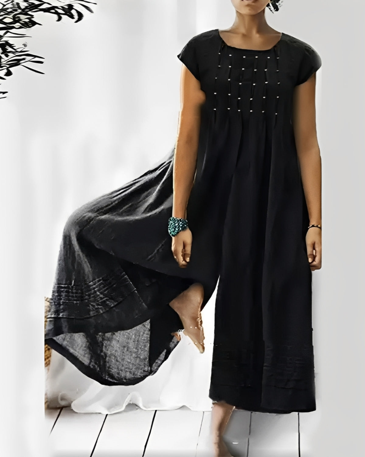 Claudia - Schicke Kurzarm-Jumpsuit für Damen