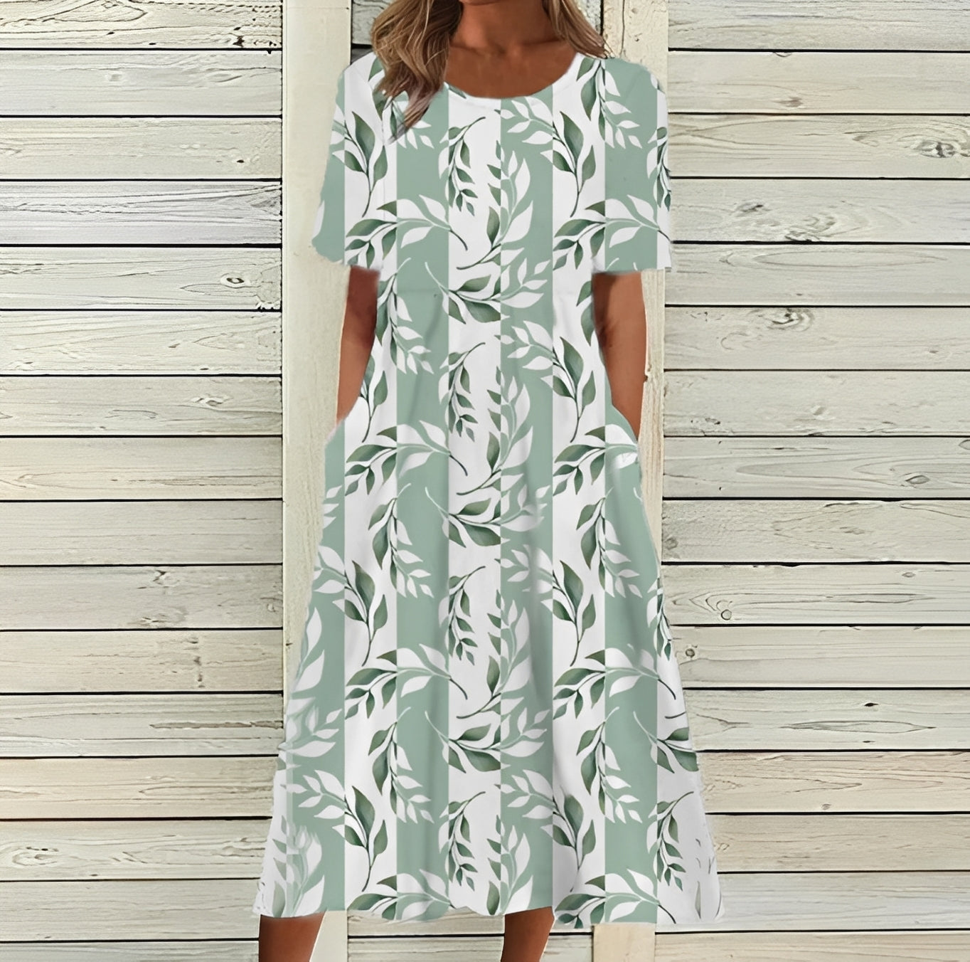 Tiffany - Stilvolles Midikleid mit Blumenmuster für Damen
