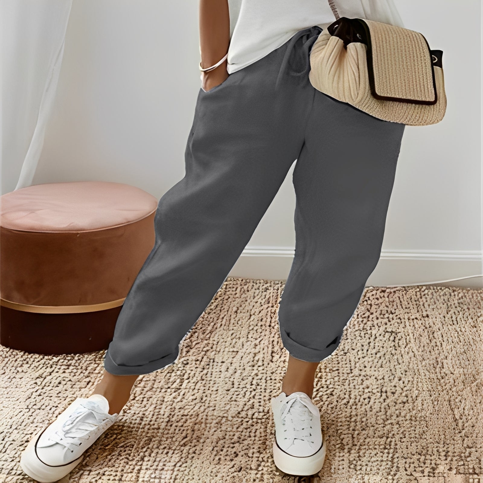 Brigitte - Damenhose mit verstellbarem Bund