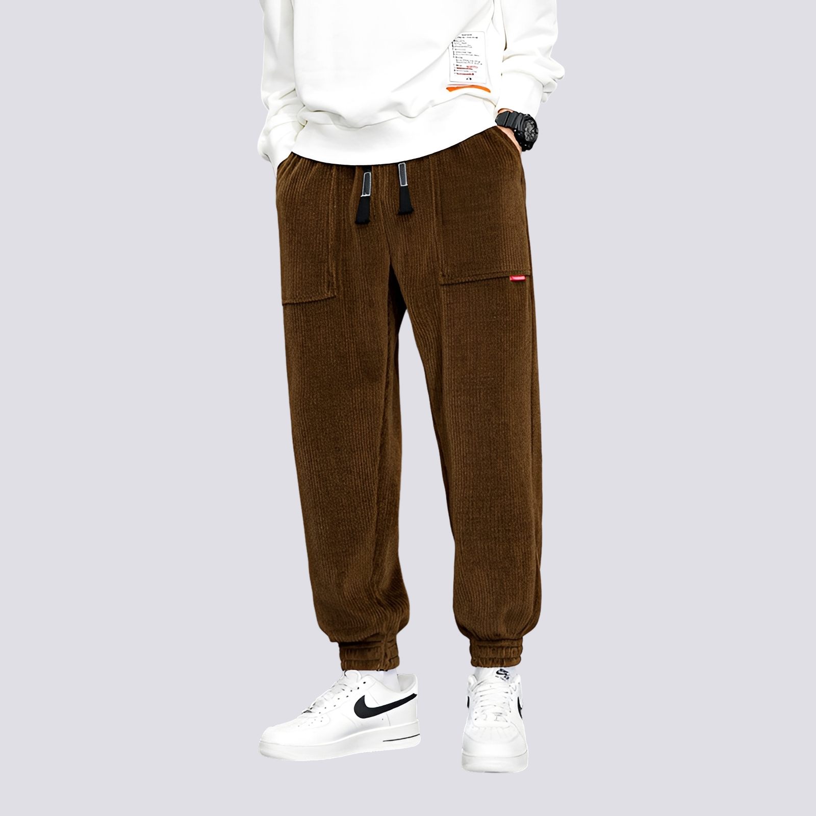 Benji - Komfortable Cord-Jogginghose für Herren