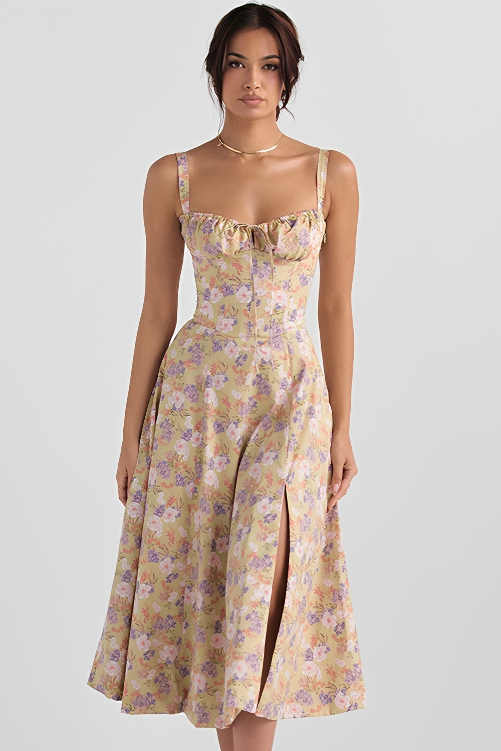 Claudia - Elegantes Damen-Blumenkleid