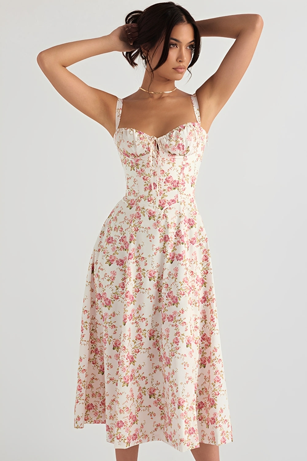Claudia - Elegantes Damen-Blumenkleid