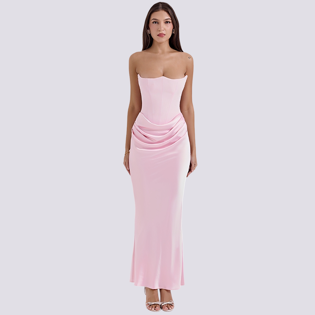 Sally - Stilvolles Korsettkleid für Damen mit schulterfreier Gestaltung