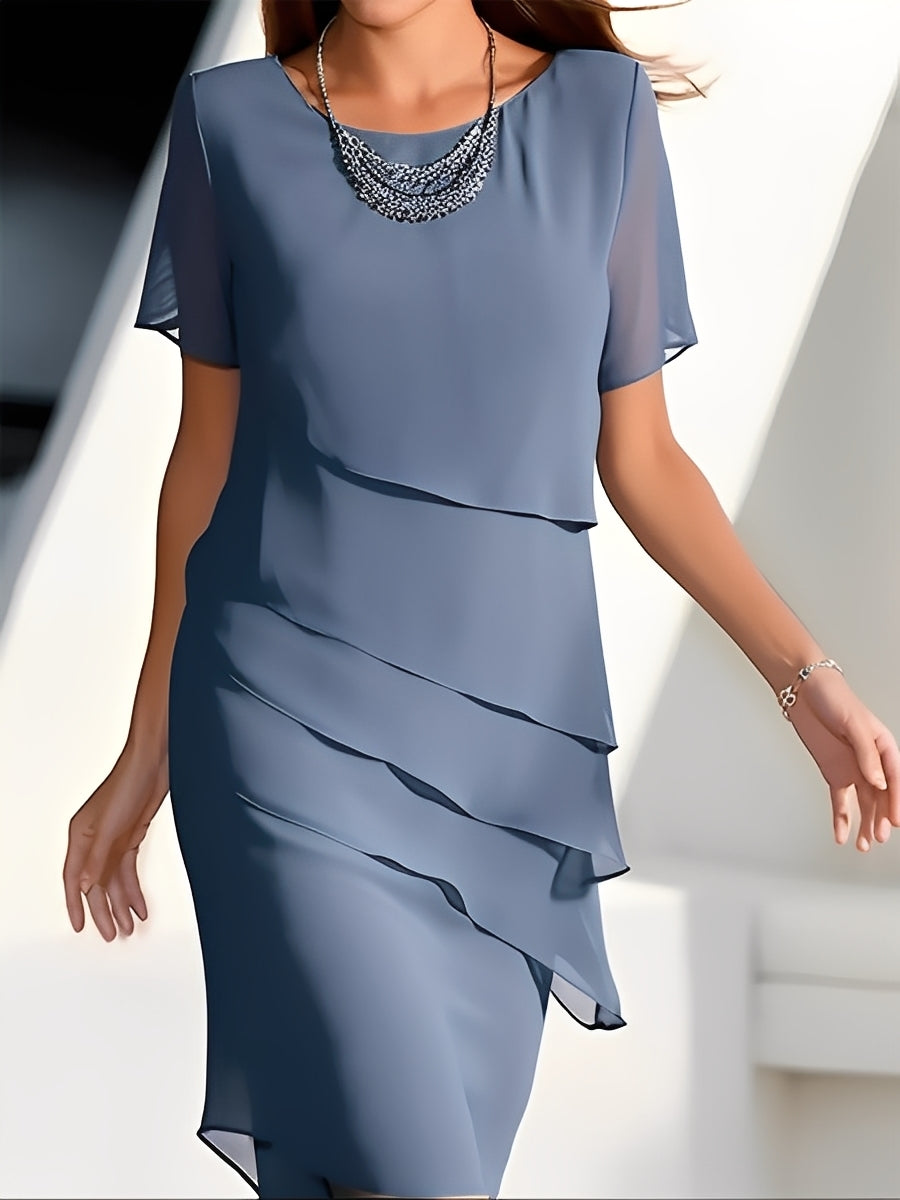 Isabella - Schickes Chiffonkleid für Damen