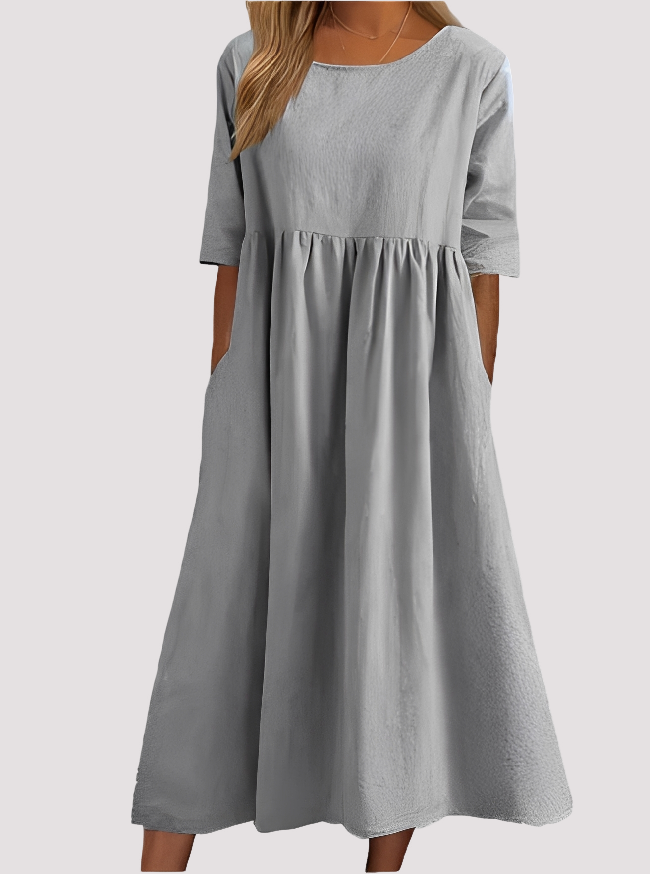 Julie - Lässiges Kleid mit Taschen für Damen