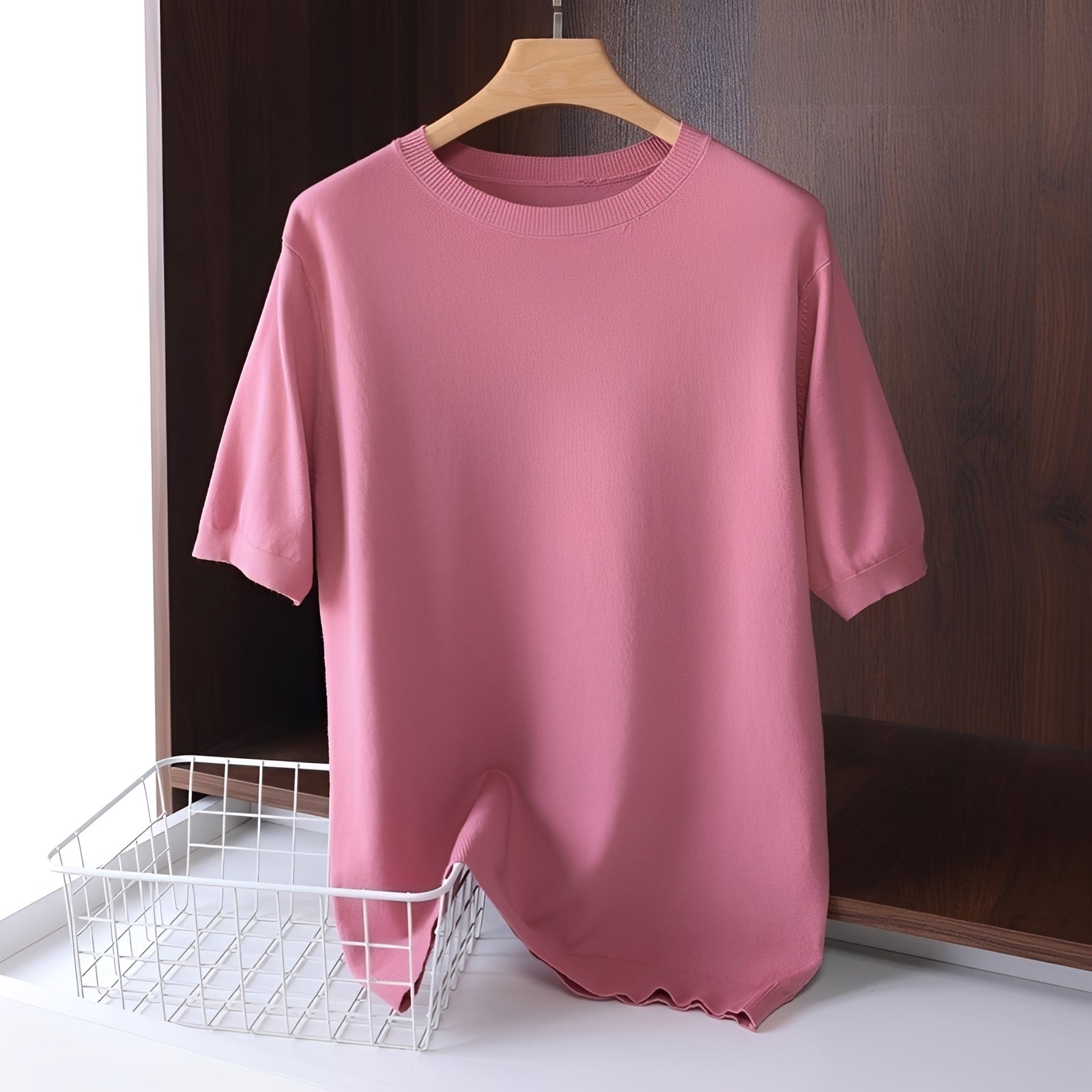 Nannie - Legeres Damen-T-Shirt mit Rundhalsausschnitt