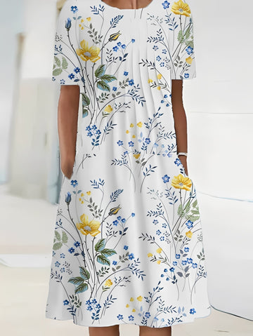 Jodie - Elegantes bedrucktes Kleid für Frauen