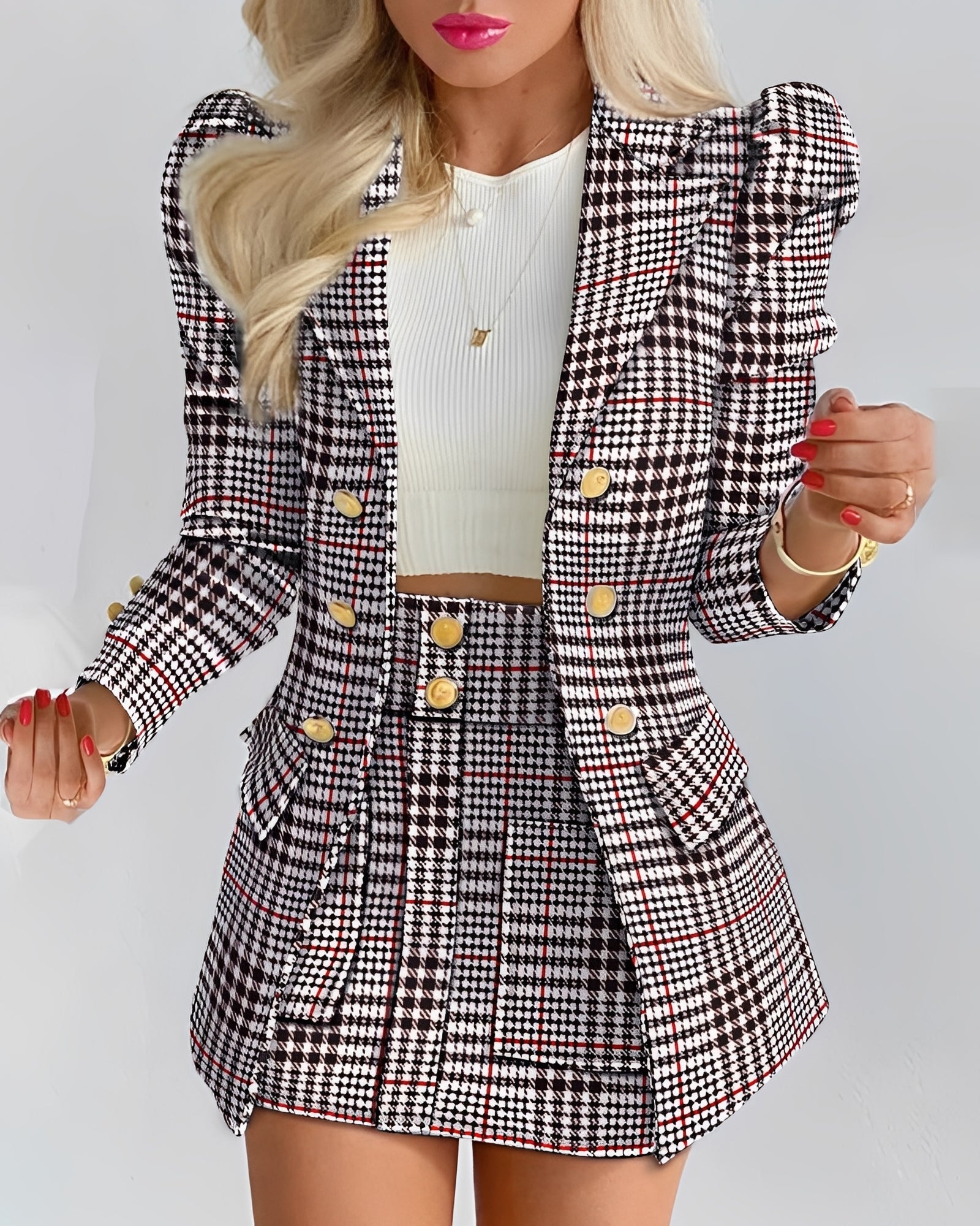 Marie - Elegantes Blazer- und Rock-Set für Damen