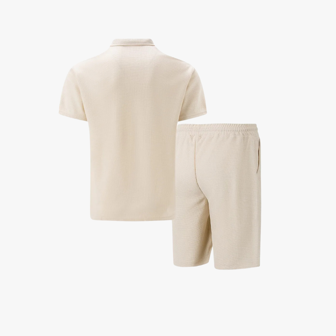 Zephyr - Herren Baumwolle Ko-ord Set im lockeren Stil
