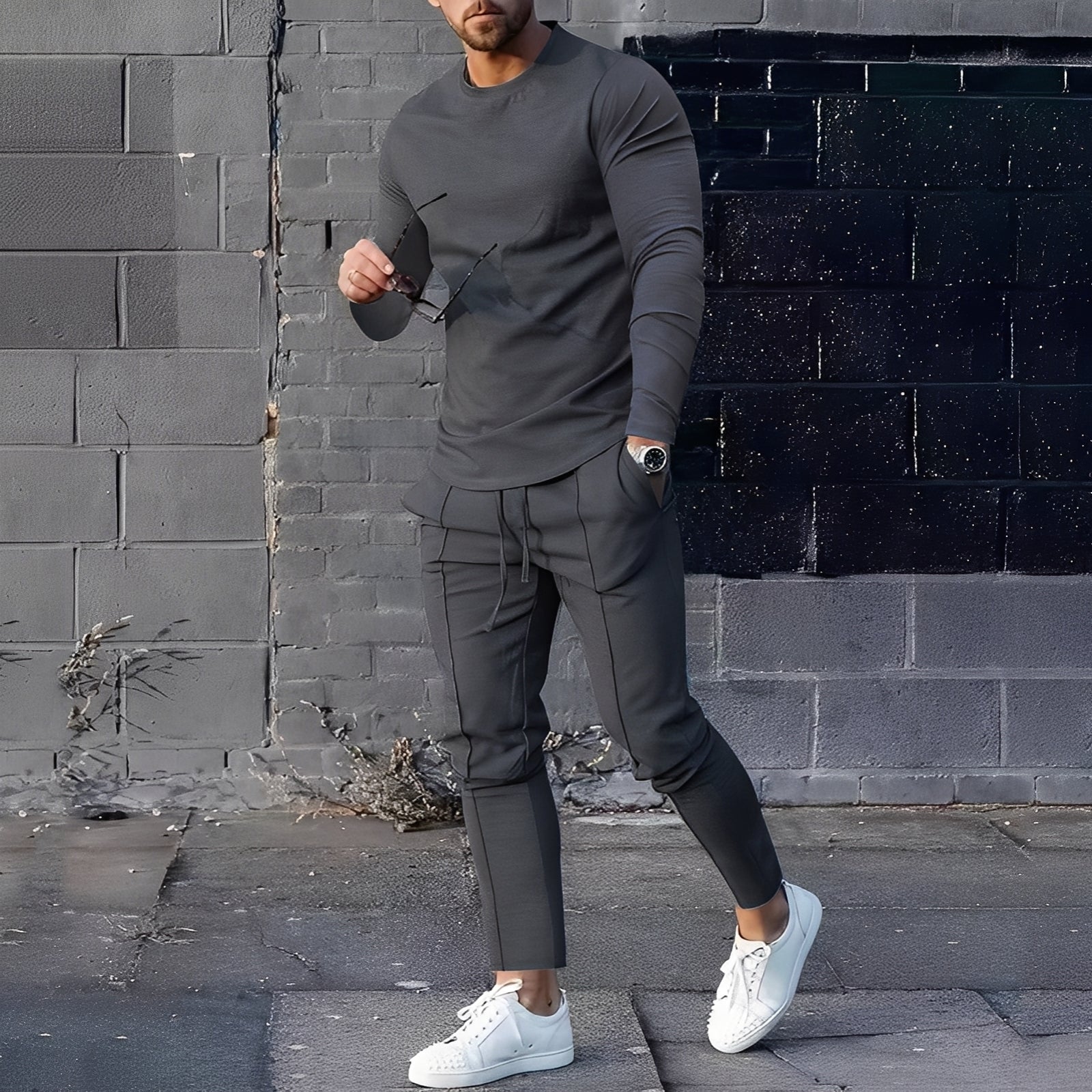 Adélard - Männer-Set aus Pullover und bequemer Hose