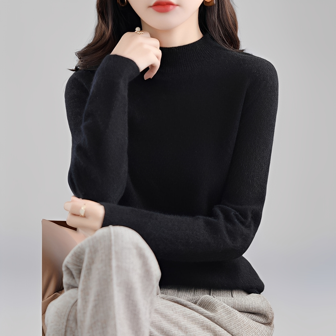 Chrystellene – Komfortabler Damen-Rollkragenpullover