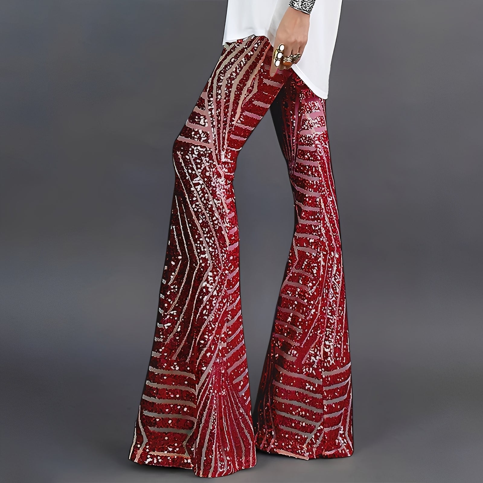 Charlita - Damenhose mit eleganten Pailletten