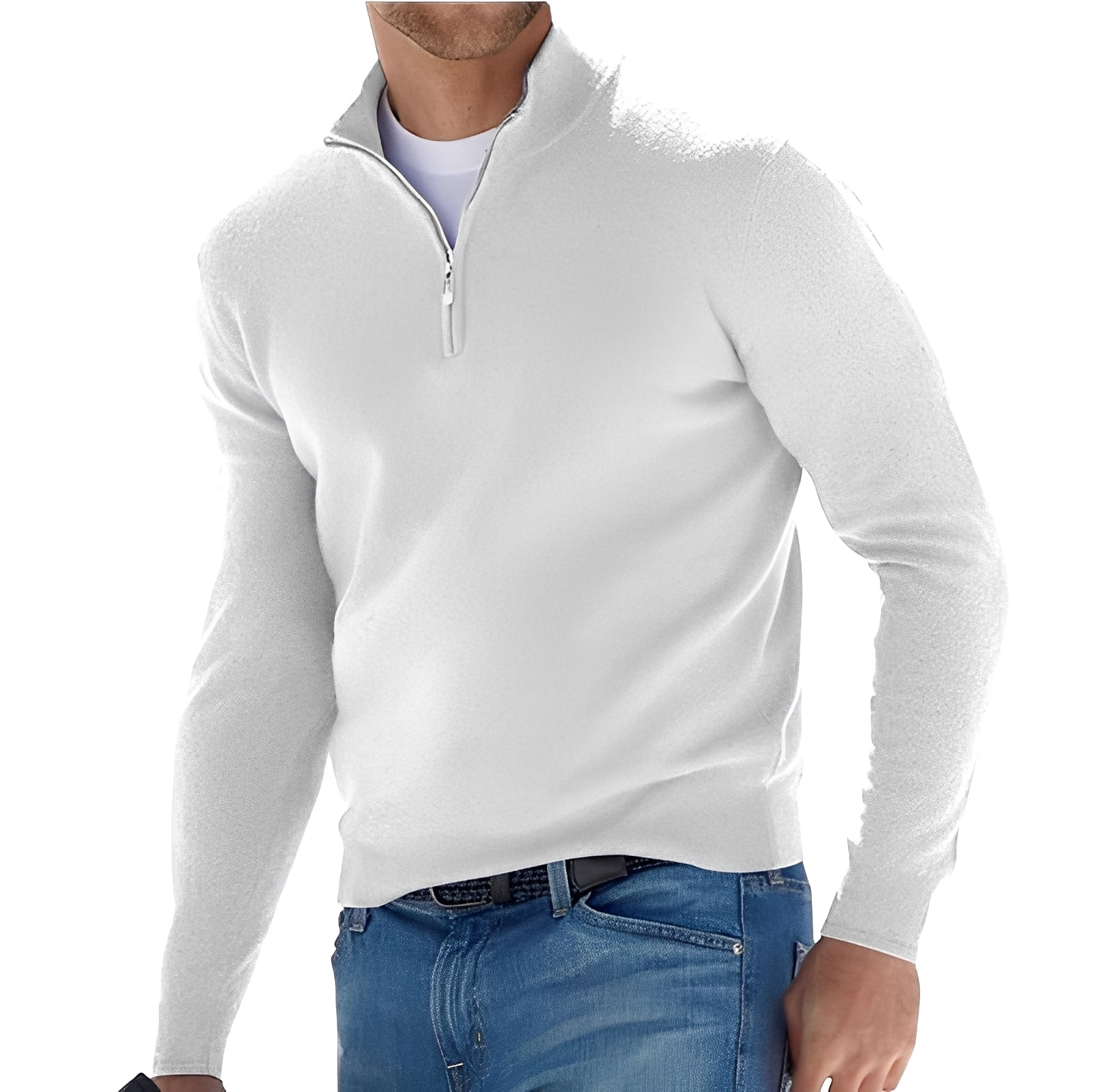 Eliott – Herrenpullover mit Reißverschluss und modernem Design