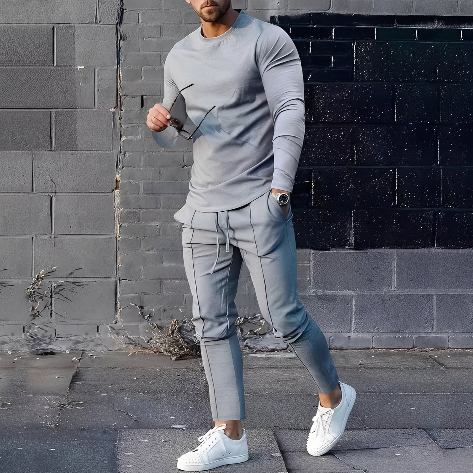 Adélard - Männer-Set aus Pullover und bequemer Hose