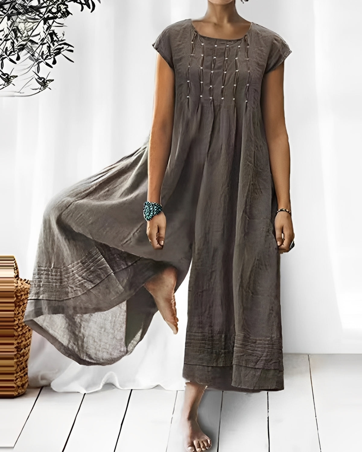 Claudia - Schicke Kurzarm-Jumpsuit für Damen