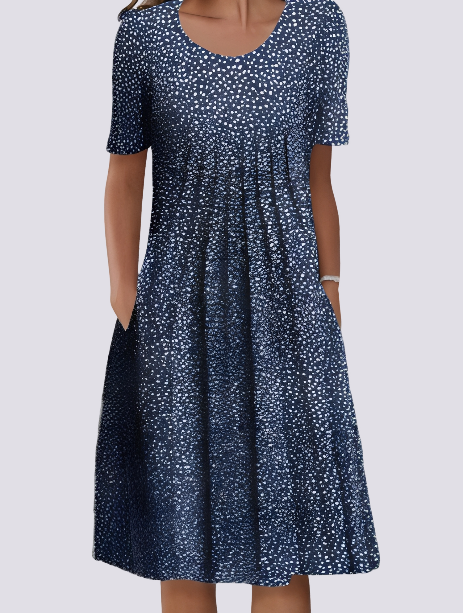 Aminah - Lässiges Damenkleid mit Blumenmuster