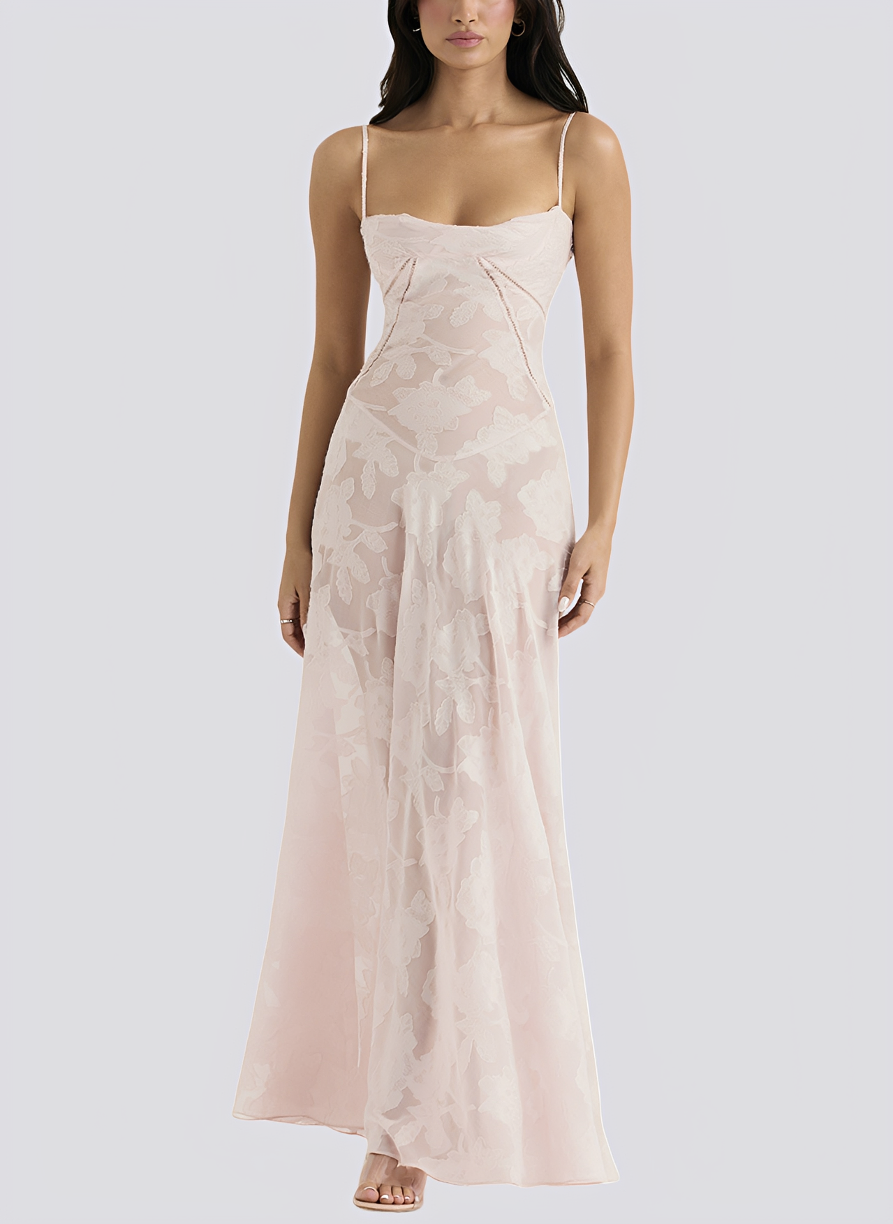 Lucia - Elegantes, eng geschnittenes Maxikleid für Damen