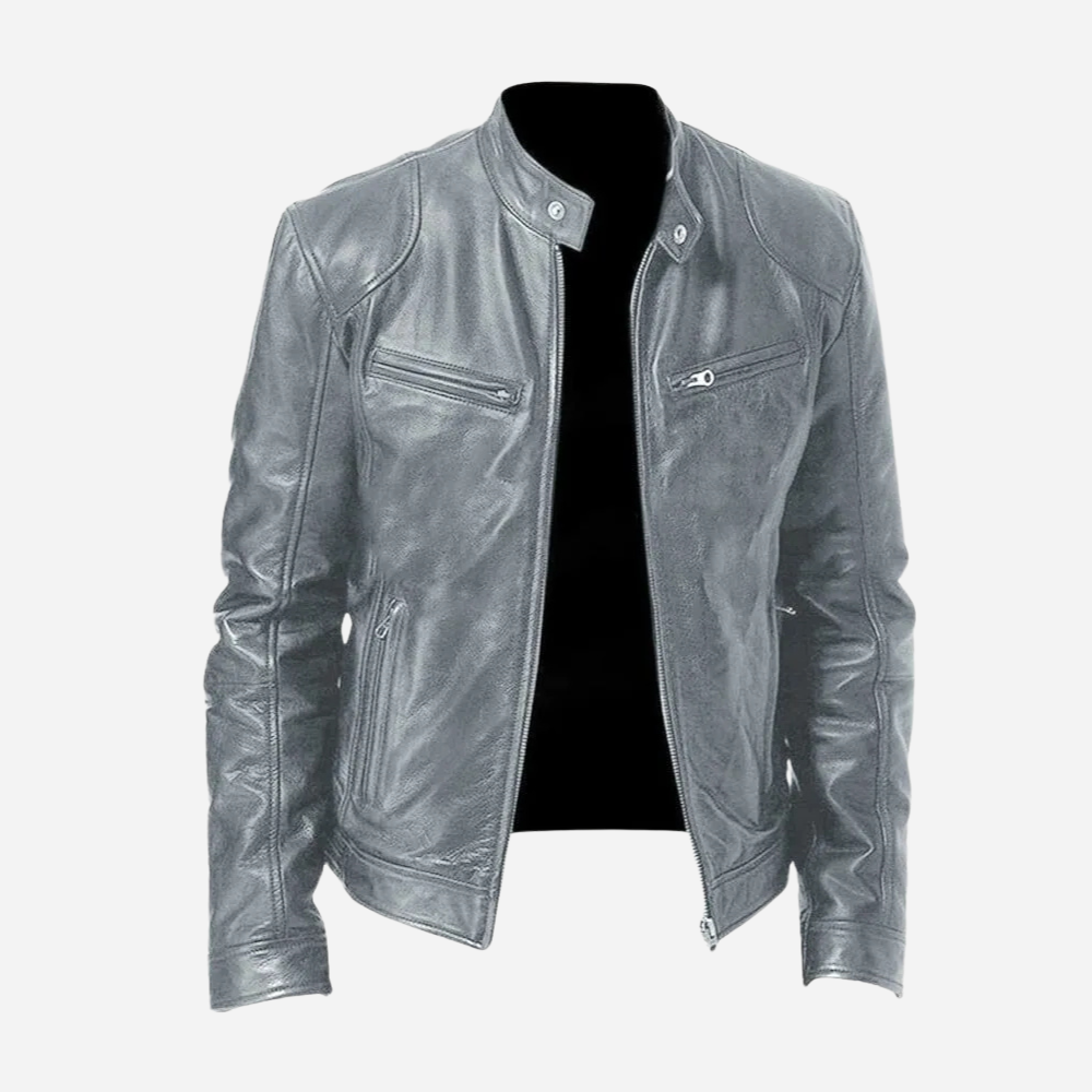 Norris - Lockere Herrenlederjacke