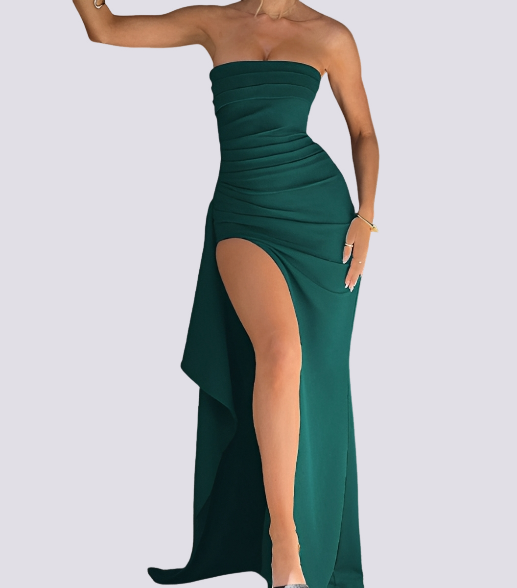 Jesse - Schickes, gedrehtes Damen-Maxikleid