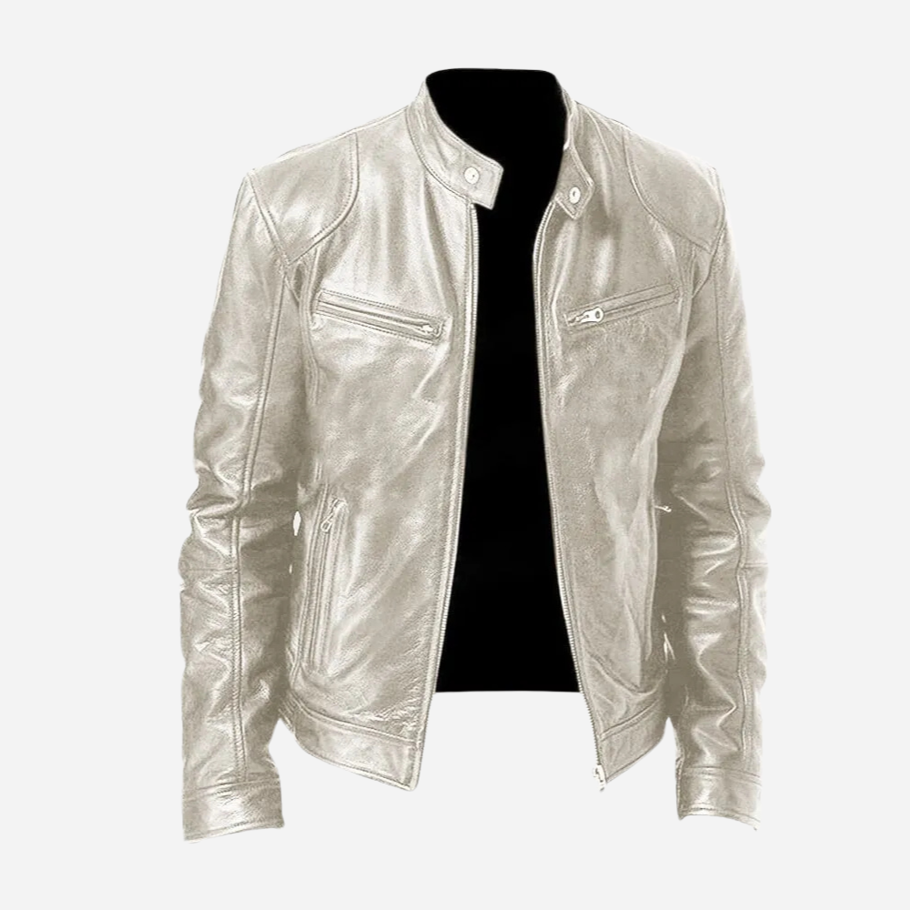 Norris - Lockere Herrenlederjacke