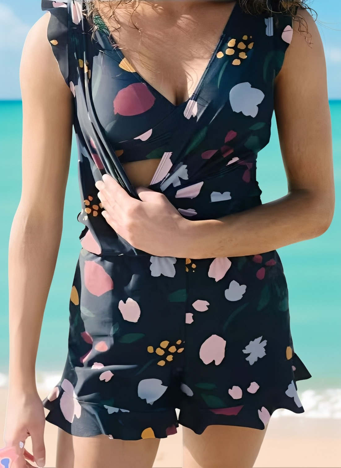 Shania - Eleganter Damen-Badeanzug mit BH