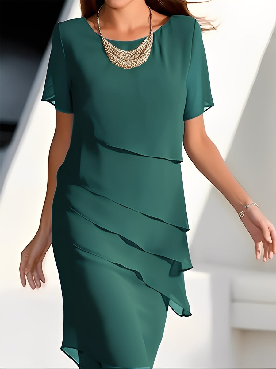 Isabella - Schickes Chiffonkleid für Damen