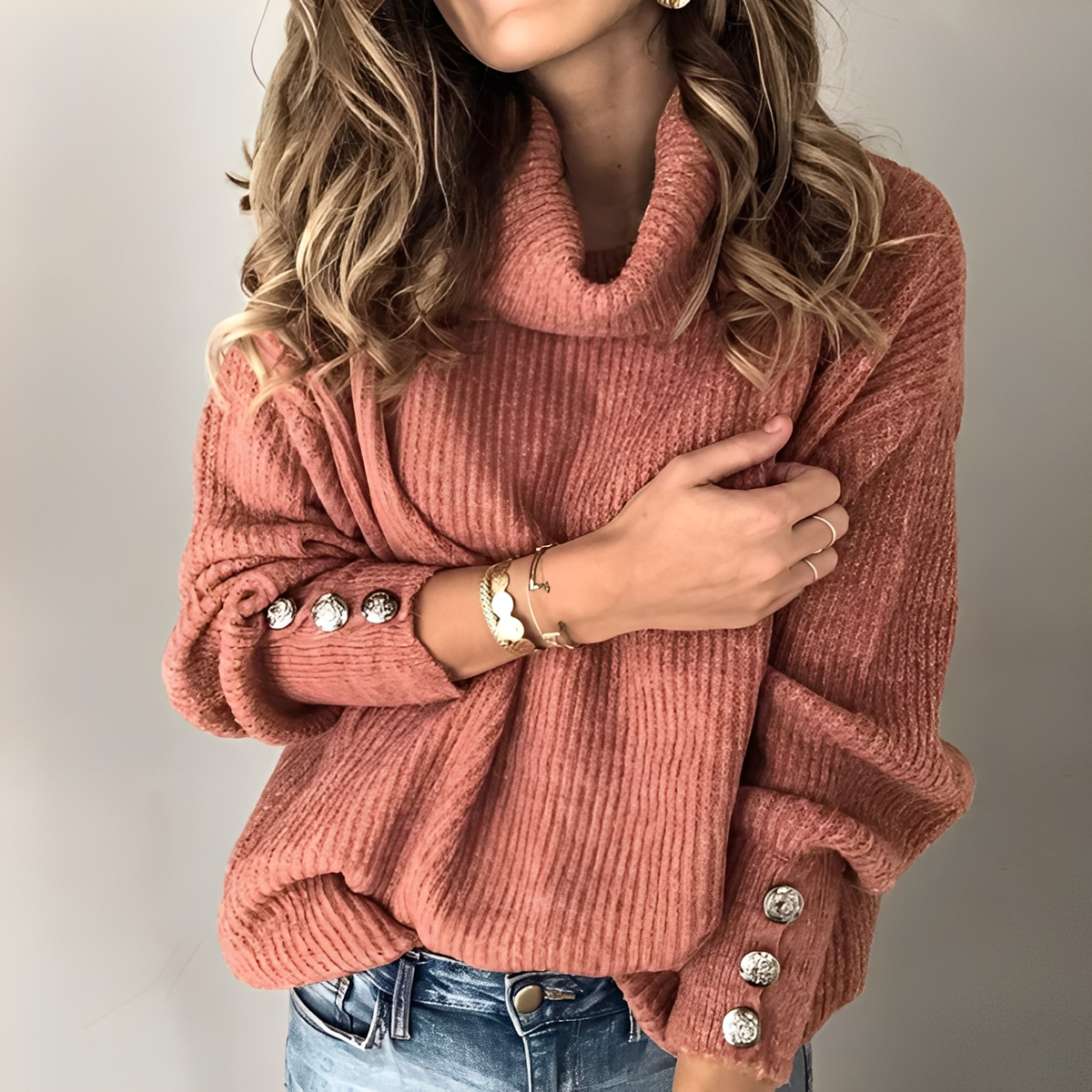 Rosabel - Komfortabler Rollkragenpullover