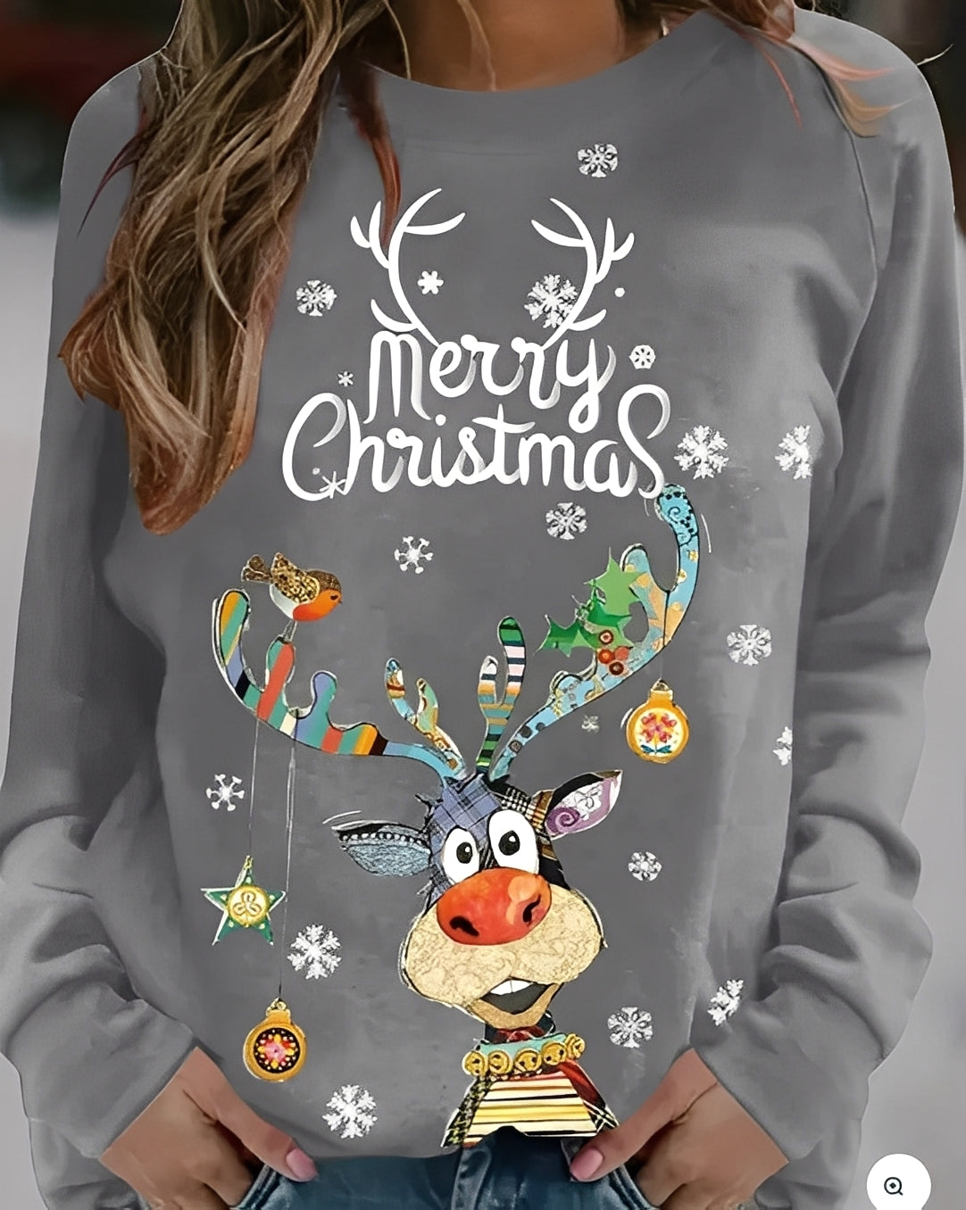 Quinty - Damen-Weihnachtspullover