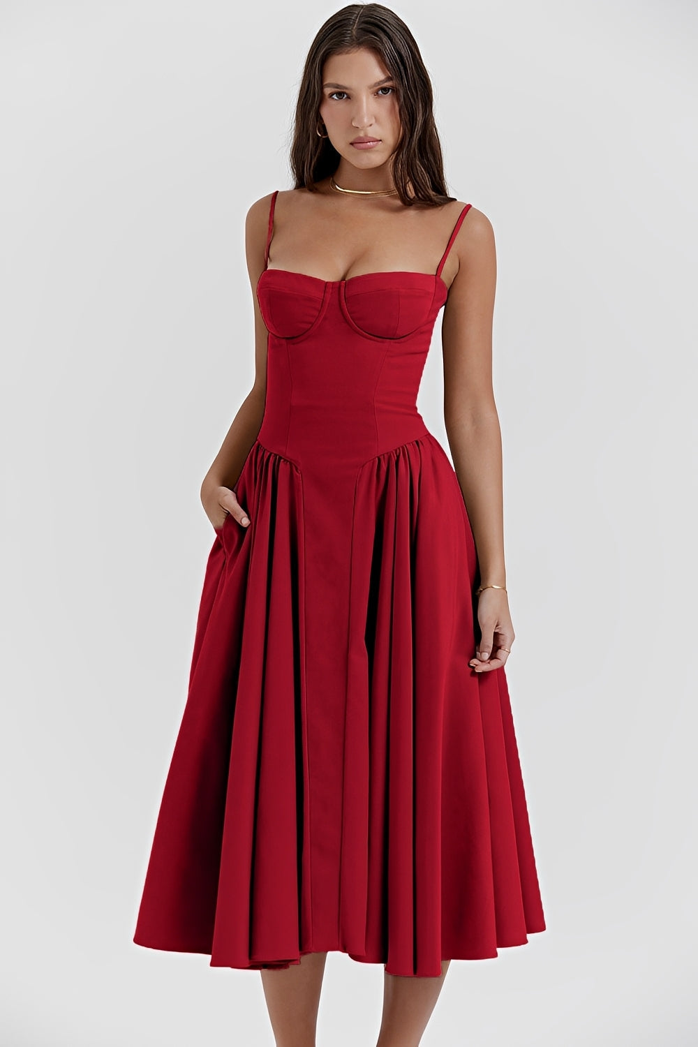Bonnie - Legeres, rückenfreies Sling-Kleid für Damen