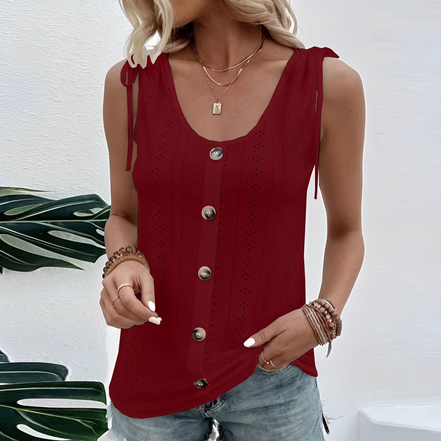 Millie - Eleganter ärmelloser Tanktop für Frauen