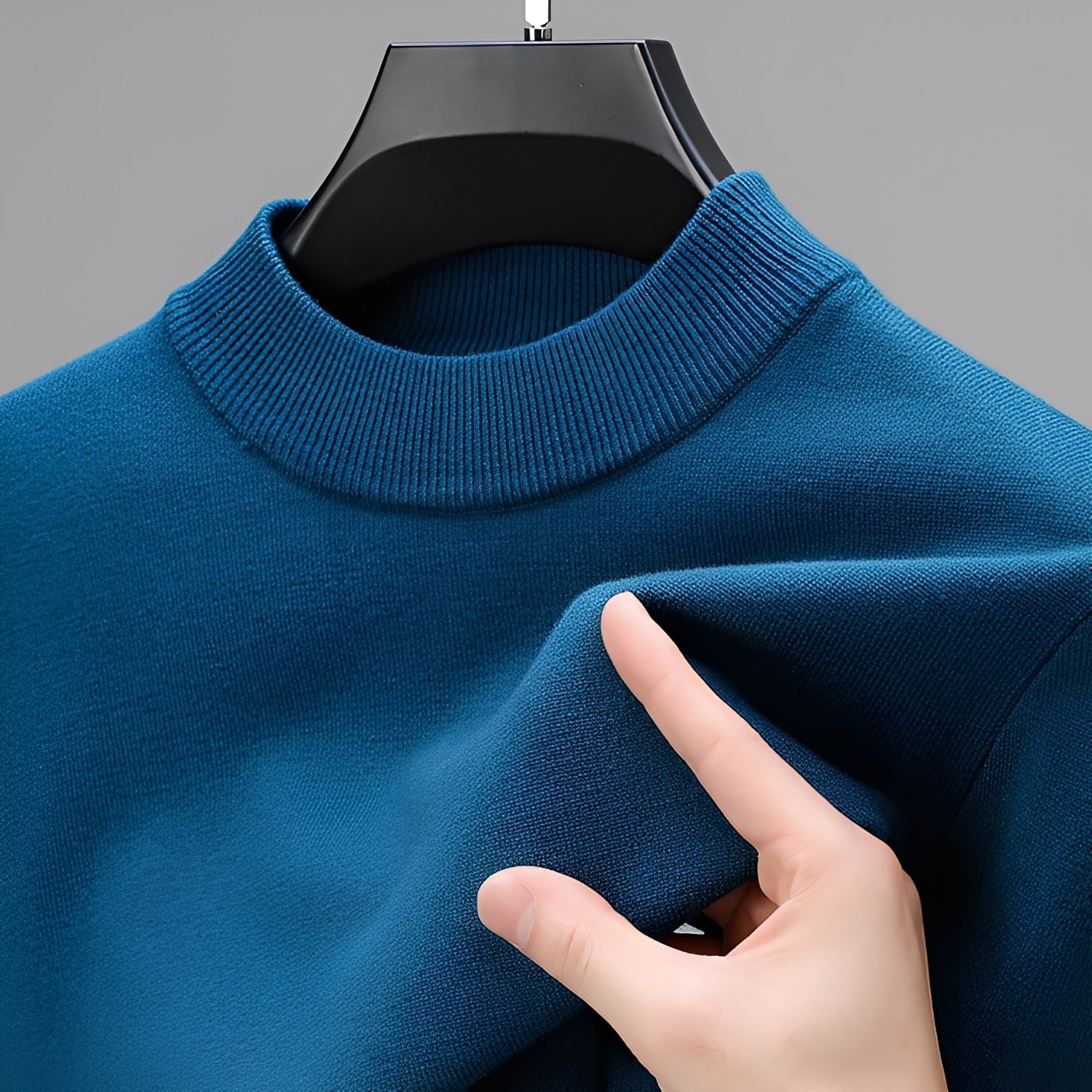 Davis – Bequemer Herrenpullover mit Saum