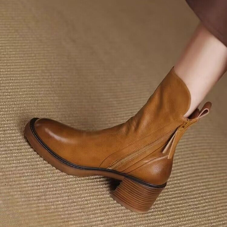 Rosie - Modische Damenstiefeletten mit Reißverschluss