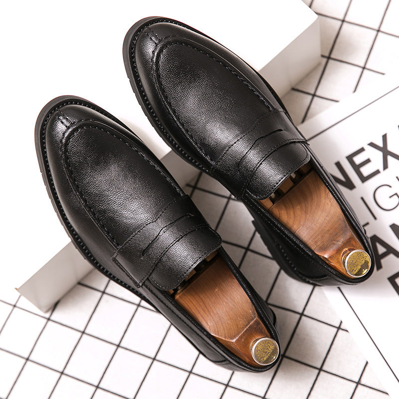 Edward - Elegante Penny Loafers mit runder Spitze für Herren