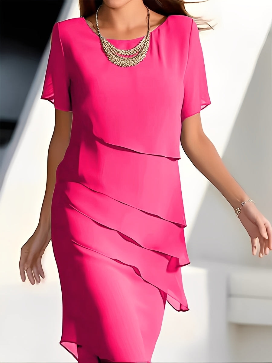 Isabella - Schickes Chiffonkleid für Damen