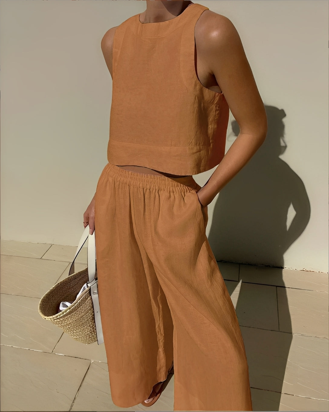 Sasha - Lässiges, weites Zweiteiler-Set für Frauen